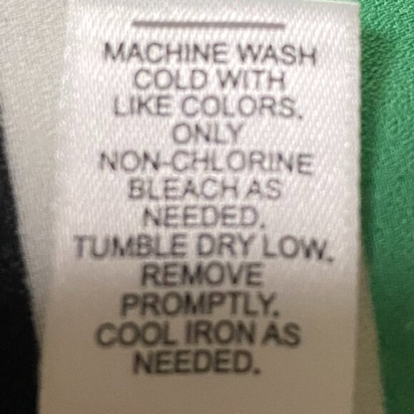 Cato long sleeve green, white, yellow & black striped tunic, size XL - Picture 12 of 12